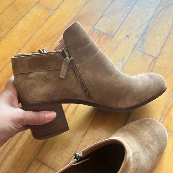 Franco sarto  suede camel booties - Picture 4 of 6